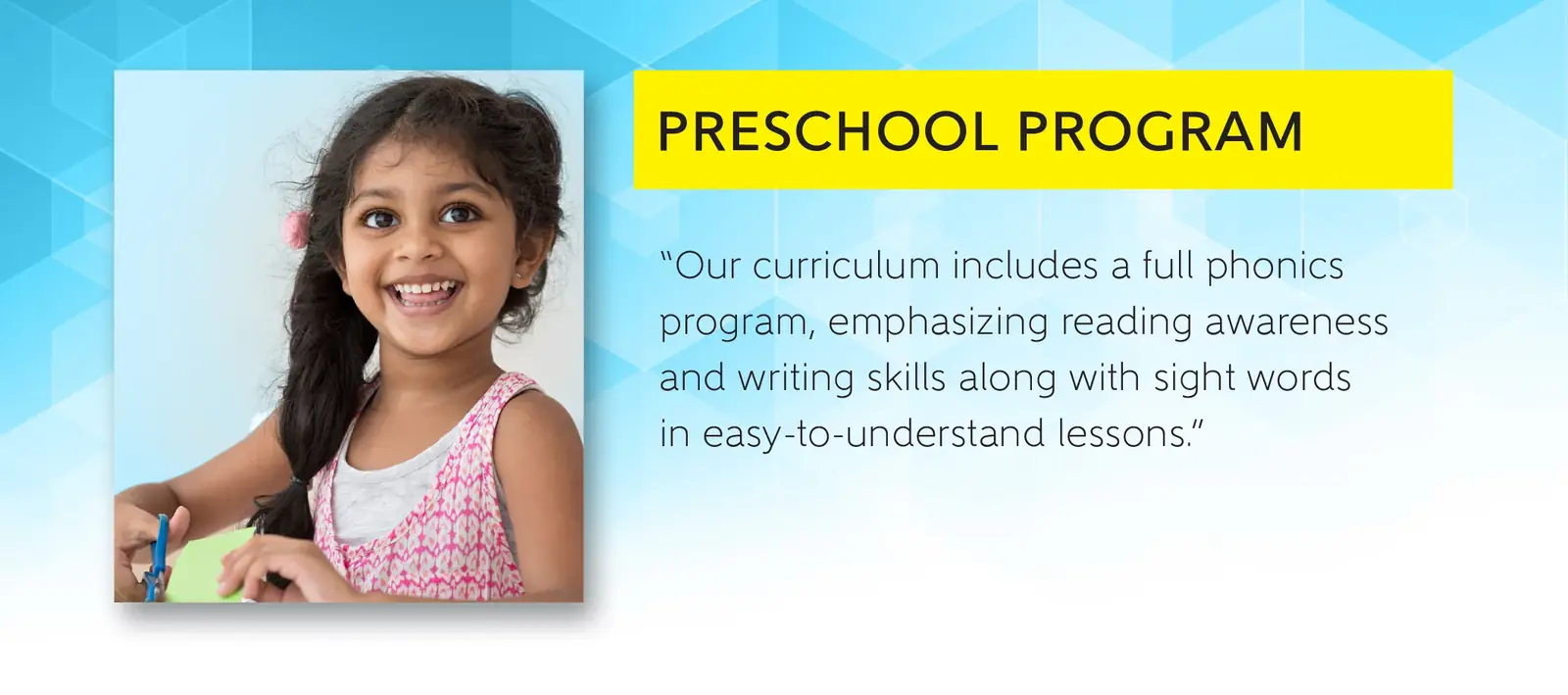 Preschool program